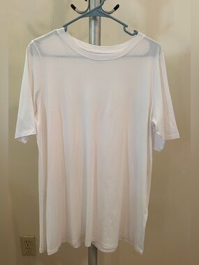 Eileen Fisher Women's Short Sleeve Crew Neck Tee in White